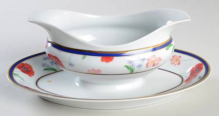 American Garden (France) Gravy Boat with Attached Underplate