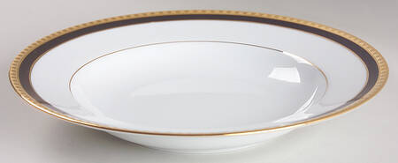 Black Band Rim Soup Bowl