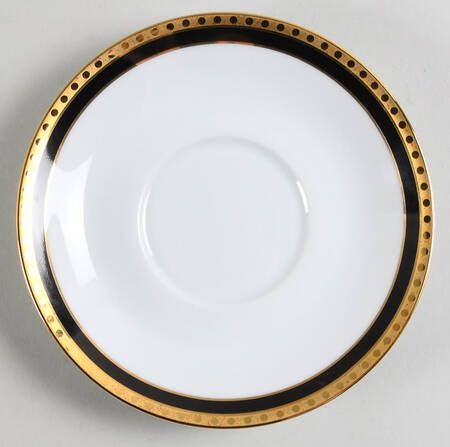 Black Band Saucer for Cream Soup Bowl