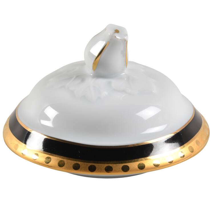 Black Band Lid for Teapot