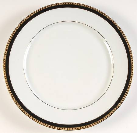 Black Band Service Plate (Charger)