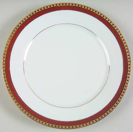 Rust Band Salad/Dessert Plate