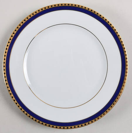 Blue Band Salad/Dessert Plate