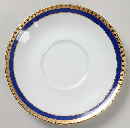 Blue Band Saucer for Cream Soup Bowl