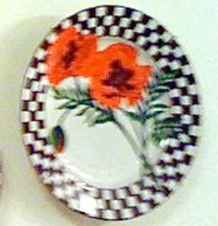 Checkerboard Dinner Plate