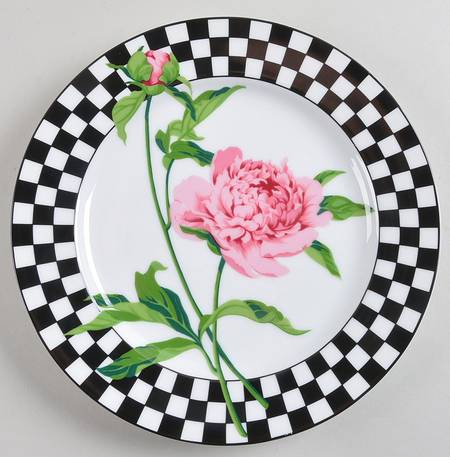 Checkerboard Luncheon Plate