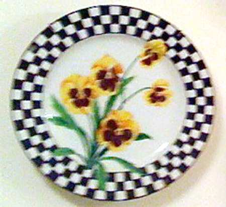 Checkerboard Dinner Plate
