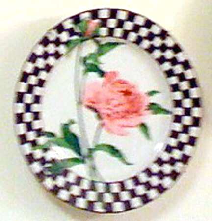 Checkerboard Dinner Plate