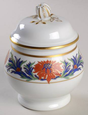 Chrysanthemum Sugar Bowl & Lid
