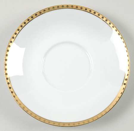 Gold Band Saucer for Cream Soup Bowl