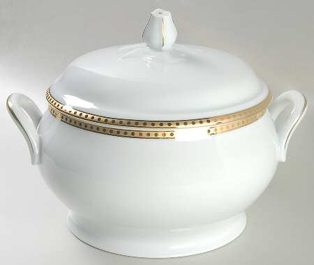Gold Band Tureen &  Lid