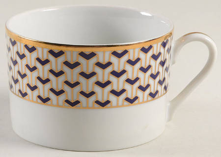 Manhattan Blue Flat Cup