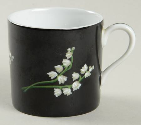 Mrs Delany's Flowers Flat Demitasse Cup