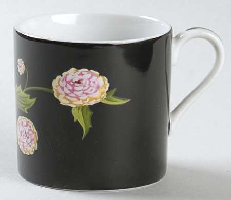 Mrs Delany's Flowers Flat Demitasse Cup