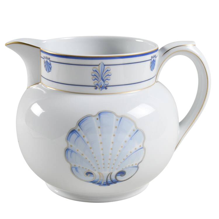Shell & Thread (Limoges) 116 Oz Pitcher