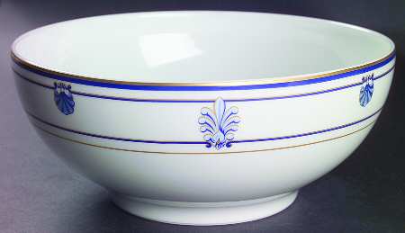 Shell & Thread (Limoges) 9" Round Vegetable Bowl
