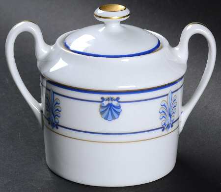 Shell & Thread (Limoges) Sugar Bowl & Lid