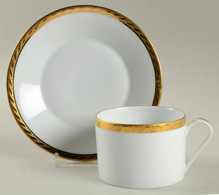 TIC1 (Stainless) Flat Cup & Saucer Set