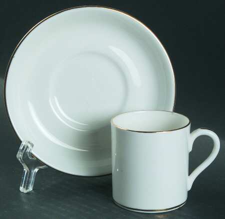 TIC2 Flat Demitasse Cup & Saucer Set