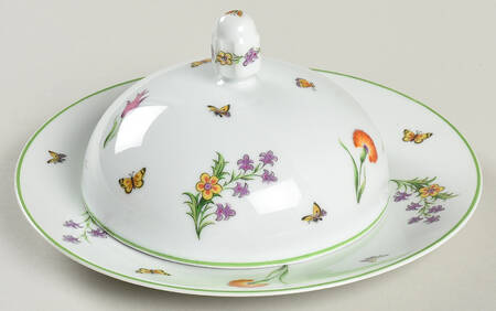 Tiffany Garden Round Covered Butter