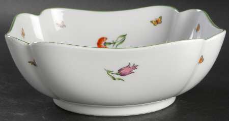 Tiffany Garden 8" Square Vegetable Bowl