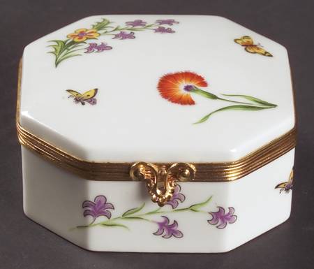 Tiffany Garden Octagonal Hinged Box