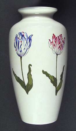Tiffany Tulips 8" Vase