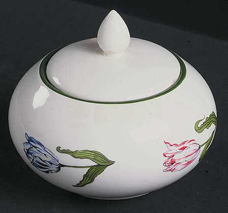 Tiffany Tulips Sugar Bowl & Lid by Tiffany