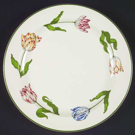 Tiffany Tulips Luncheon Plate