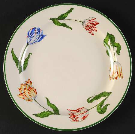 Tiffany Tulips Dessert/Pie Plate