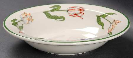 Tiffany Tulips Soup/Cereal Bowl by Tiffany