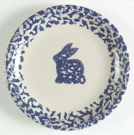 Sponge Blue (Animals or Hearts) Salad Plate