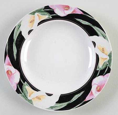 Calla Lilies Salad Plate