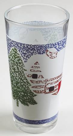 Cabin In The Snow 16 Oz Glassware Tumbler