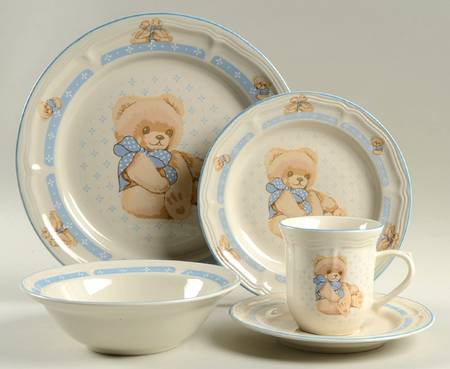 Country Bear 5 Piece Place Setting