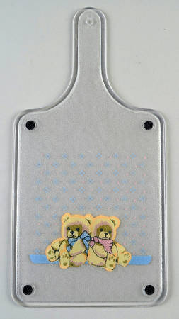 Country Bear Acrylic 1 Handle Rectangular Cutting Board