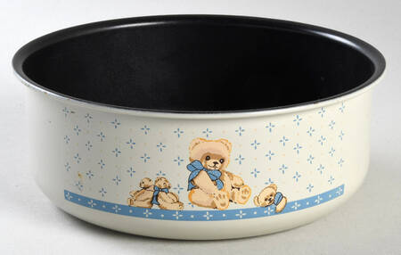 Country Bear 6 5/8" Metal Bowl