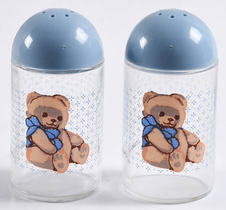 Country Bear Glassware Salt and Pepper Set