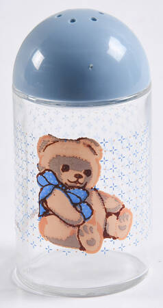 Country Bear Glassware Salt Shaker & Lid