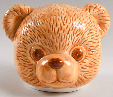 Country Bear Lid for Figural Cookie Jar