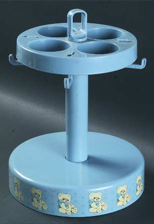 Country Bear Plastic Stand for Mugs and Condiments