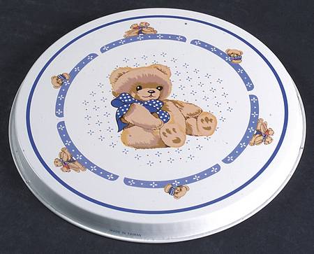 Country Bear Round Steel Stove Covers, 1 Cover Only