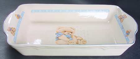 Country Bear 14" Rectangular Baker