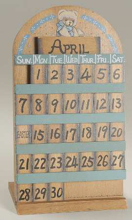 Country Bear Perpetual Calendar