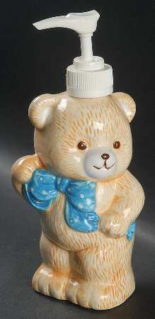 Theodore Bear Figural Lotion Dispenser