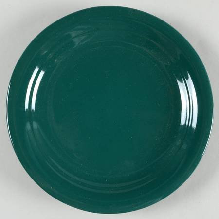 Color Basics Green Salad Plate