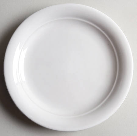 Color Basics White Salad Plate