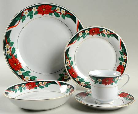 Deck The Halls (Verge) 5 Piece Place Setting