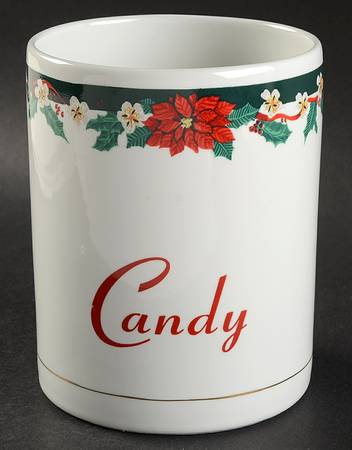 Deck The Halls (Verge) Candy Jar No Lid
