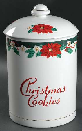 Deck The Halls (Verge) Cookie Jar & Lid